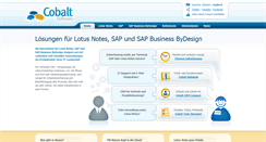 Desktop Screenshot of cobalt.de