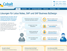 Tablet Screenshot of cobalt.de